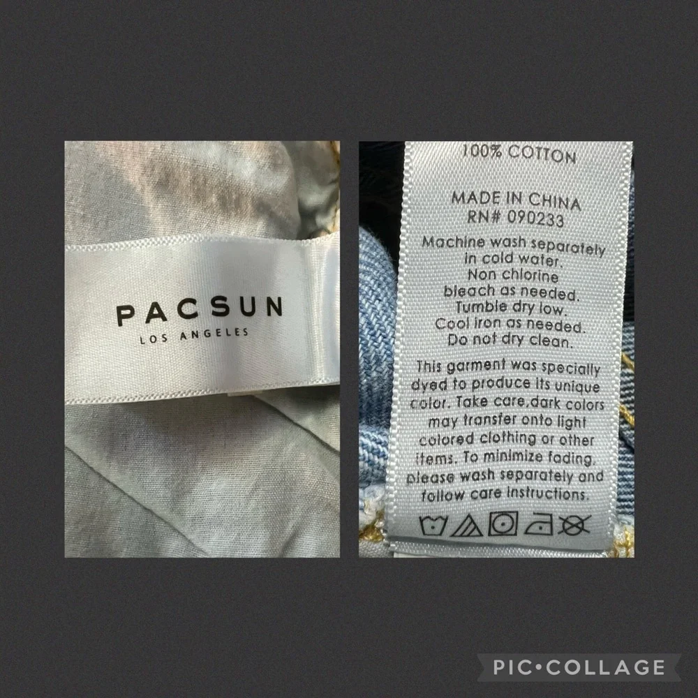 EUC-PACSUN Jeans- Two-Toned- 10 - Picture 9 of 9
